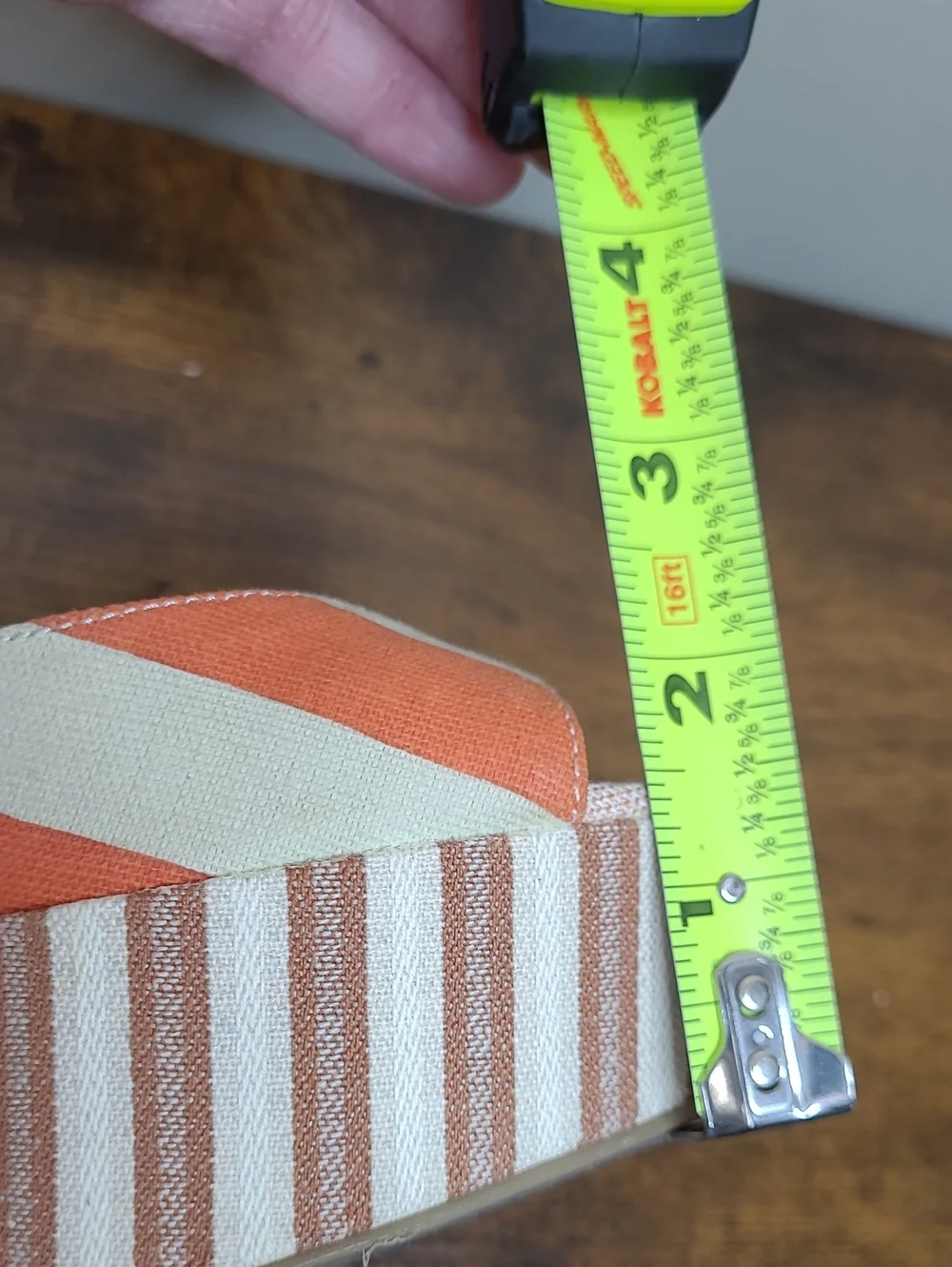 Jessica Simpson PAPAYA Orange & Cream Sundown Yacht Striped Platform Heels (9)